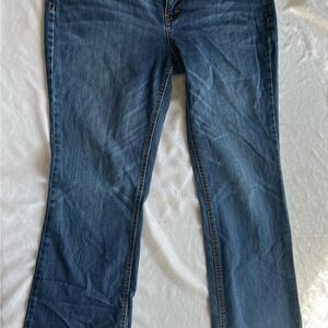 Mossimo Blue Boot Cut Jeans curvy fit woman’s size 14S